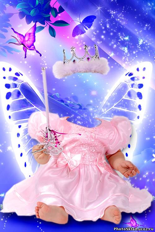 Шаблон для маленьких девочек - Маленькая фея